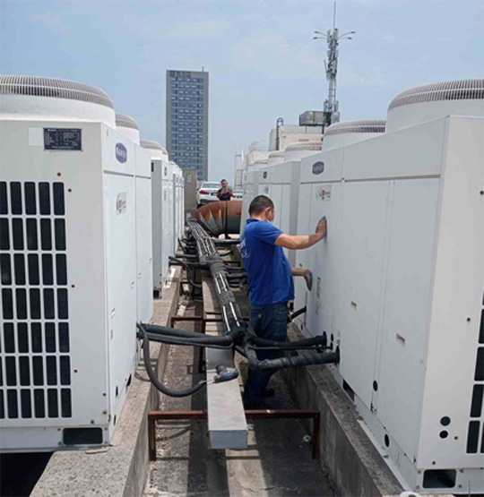 白云鄂博中央空调制热和不制冷系统维修方法